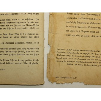Kriegsbücherei der deutschen Jugend, Heft 34, “Así stürmten Wir Lüttich”. Espenlaub militaria